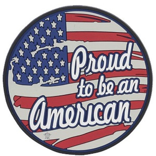 Proud to Be an American PVC Morale Patch
