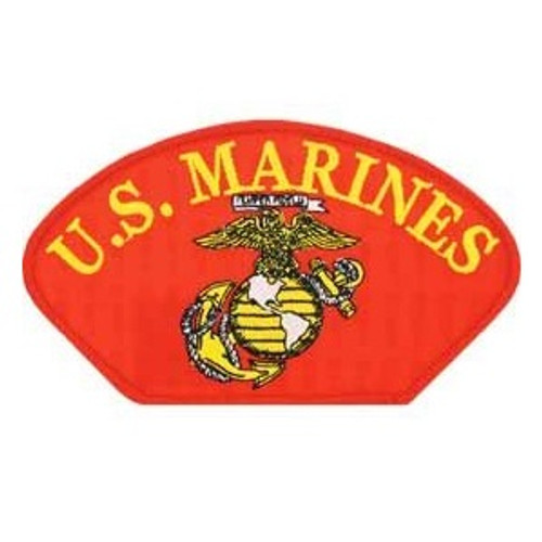 US Marines Patch with Eagle Globe and Anchor - Red US Marines Patch with Eagle Globe and Anchor - Red