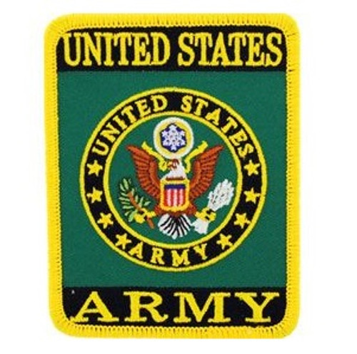 US Army Logo Rectangle Patch US Army Logo Rectangle Patch