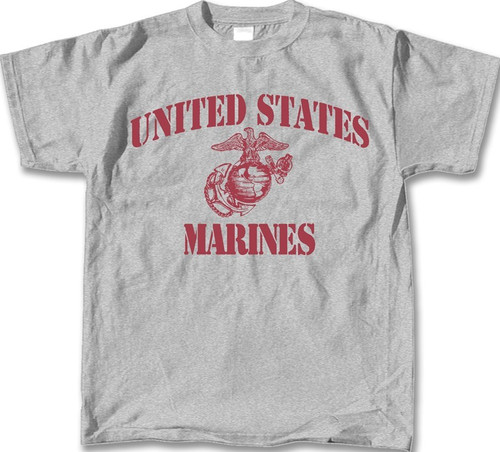 MARINES LOGO STENCIL T-SHIRT