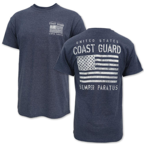 Coast Guard Tonal Flag Semper Paratus T-Shirt Coast Guard Tonal Flag Semper Paratus T-Shirt