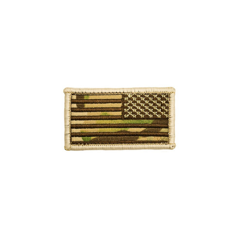 Multicam Reverse American Kids Flag Patch      