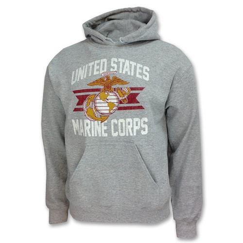 MARINE VINTAGE EMBLEM HOODIE MARINE VINTAGE EMBLEM HOODIE