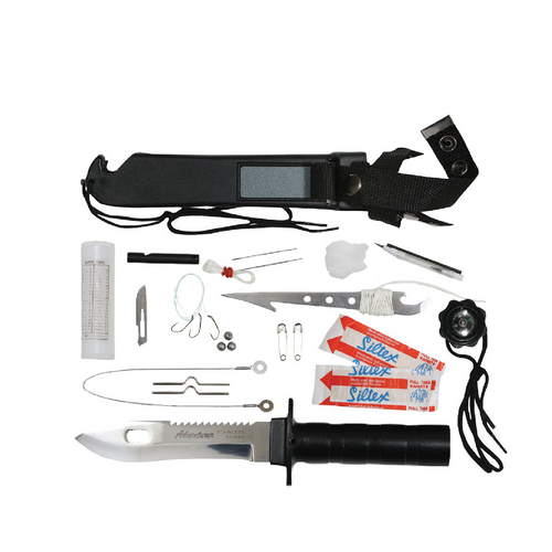 Deluxe Adventurer Survival Kit Knife Deluxe Adventurer Survival Kit Knife