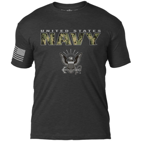 USN Camo Text T-Shirt USN Camo Text T-Shirt