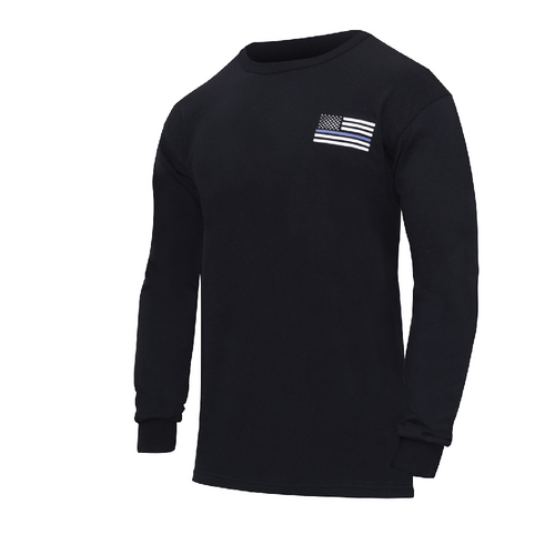 Thin Blue Line Honor and Respect Long Sleeve T-Shirt Thin Blue Line Honor and Respect Long Sleeve T-Shirt