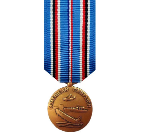 American Campaign Miniature Medal American Campaign Miniature Medal
