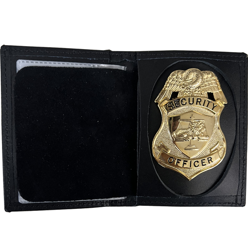 Compact Bi-Fold ID Case With Recessed Badge Cutout - 0004