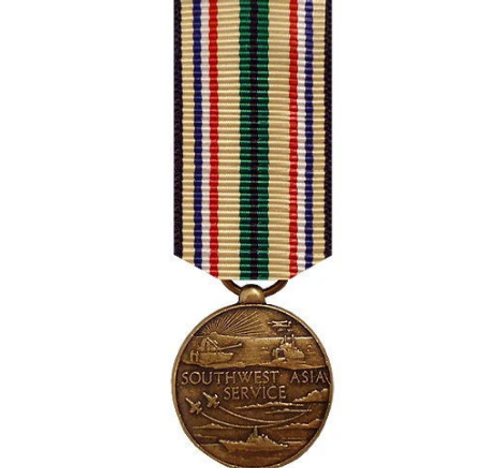 Southwest Asia Service Miniature Medal Southwest Asia Service Miniature Medal