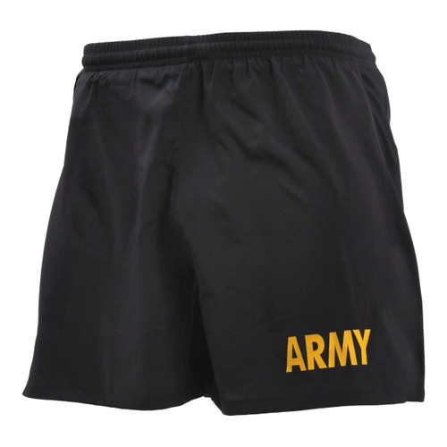 Used Black/Gold Army PT Shorts Used Black/Gold Army PT Shorts