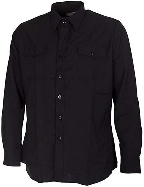Used US Navy Dress Black Shirt Used US Navy Dress Black Shirt