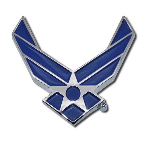 Blue Air Force Wings Auto Emblem Blue Air Force Wings Auto Emblem