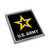 US Army Chrome Auto Emblem