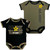 Army Star Bodysuit 2PK
