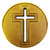 Cross Cutout Challenge Coin