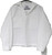Women's GI US Navy White Poly Middy Top