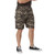 Subdued Urban Digital Camo, 6 Pockets, Button Fly - Camo Shorts 