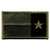 OD and Black Reverse Texas Flag Patch