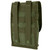Back of Condor General Purpose Small Tactical Molle Utility Pouch; 2 6" molle straps
