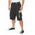 Black City Camo, Durable Poly/Cotton, 6 Pockets, Perfect Fit - BDU Shorts