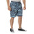 Sky Blue Digital Camo, Button Fly, 6 Pockets - Camo Shorts