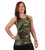 Womens Woodland Camo Performance Workout Tank Top