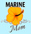 Marine Mom Sticker