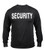 Long Sleeve Security T-Shirts - Double Sided