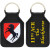 11th Armored Cavalry Regiment ACR Embroidered Keychain
