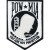 White & Black POW MIA Patch