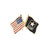 Army Star Logo Flag & US Flag Pin