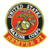 USMC Logo Semper Fi Patch - Black/Red  USMC Logo Semper Fi Patch - Black/Red