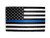 Thin Blue Line Flag Sticker