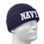 Navy Watch Cap with Navy Text