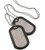 Personalized Military Dog Tag Kit - Stainless Silver