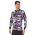 Long Sleeve Purple Camo T Shirt
