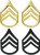 Staff Sergeant Rank - Gold of Black Metal
