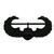Army Air Assault Badge - Silver of Black