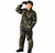 Kids Insulated Woodland Camo Coveralls
