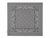 Gray Paisley Bandana