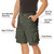 Black Vintage Paratrooper, Zipper Fly, 6 Pockets - Cargo Shorts 