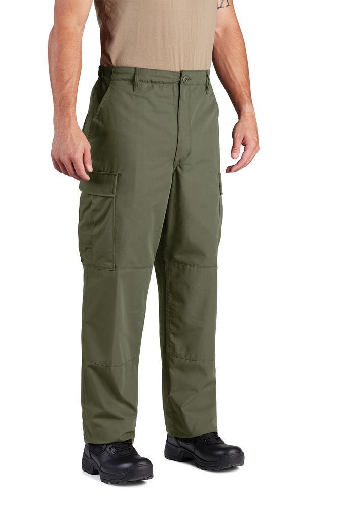 OD Green 100% Cotton Ripstop Fatigue Pants
