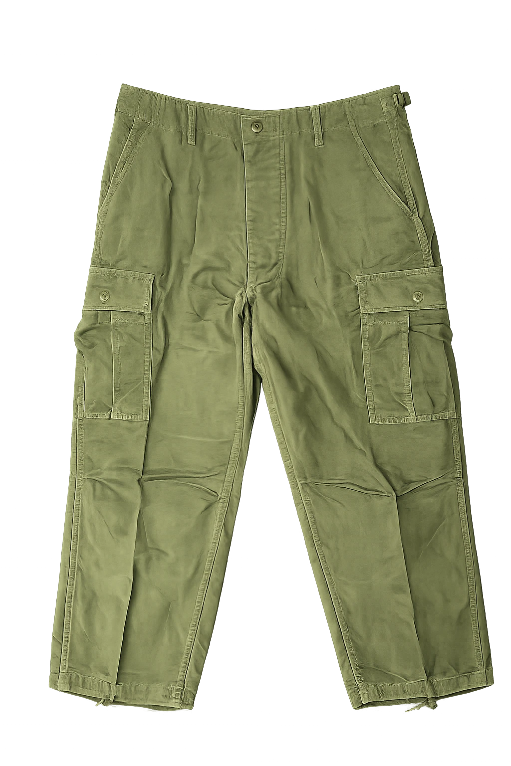 パンツ echeveria Vintage Washed BDU Cargo OVY U.S. Military Issue Vietnam Era OD BDU Trousers