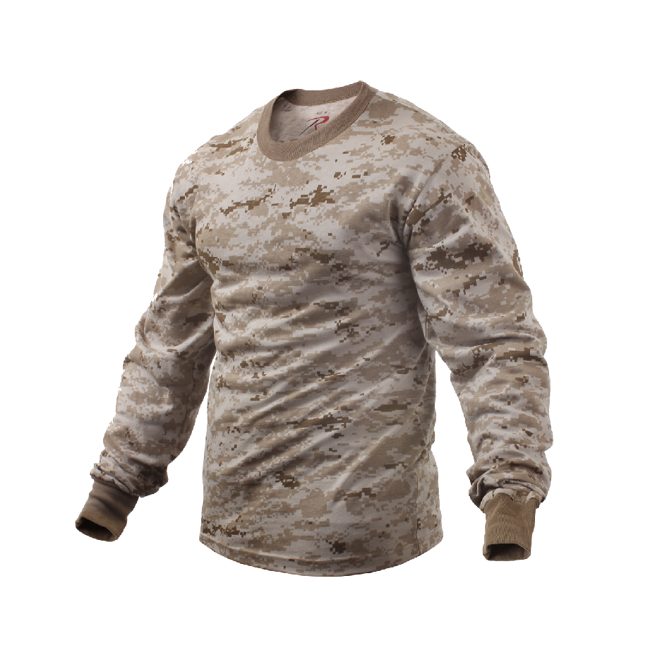 トップス diesel archive camouflage long sleeve Men's Long-sleeve T-shirt with floating strands | Green | Diesel