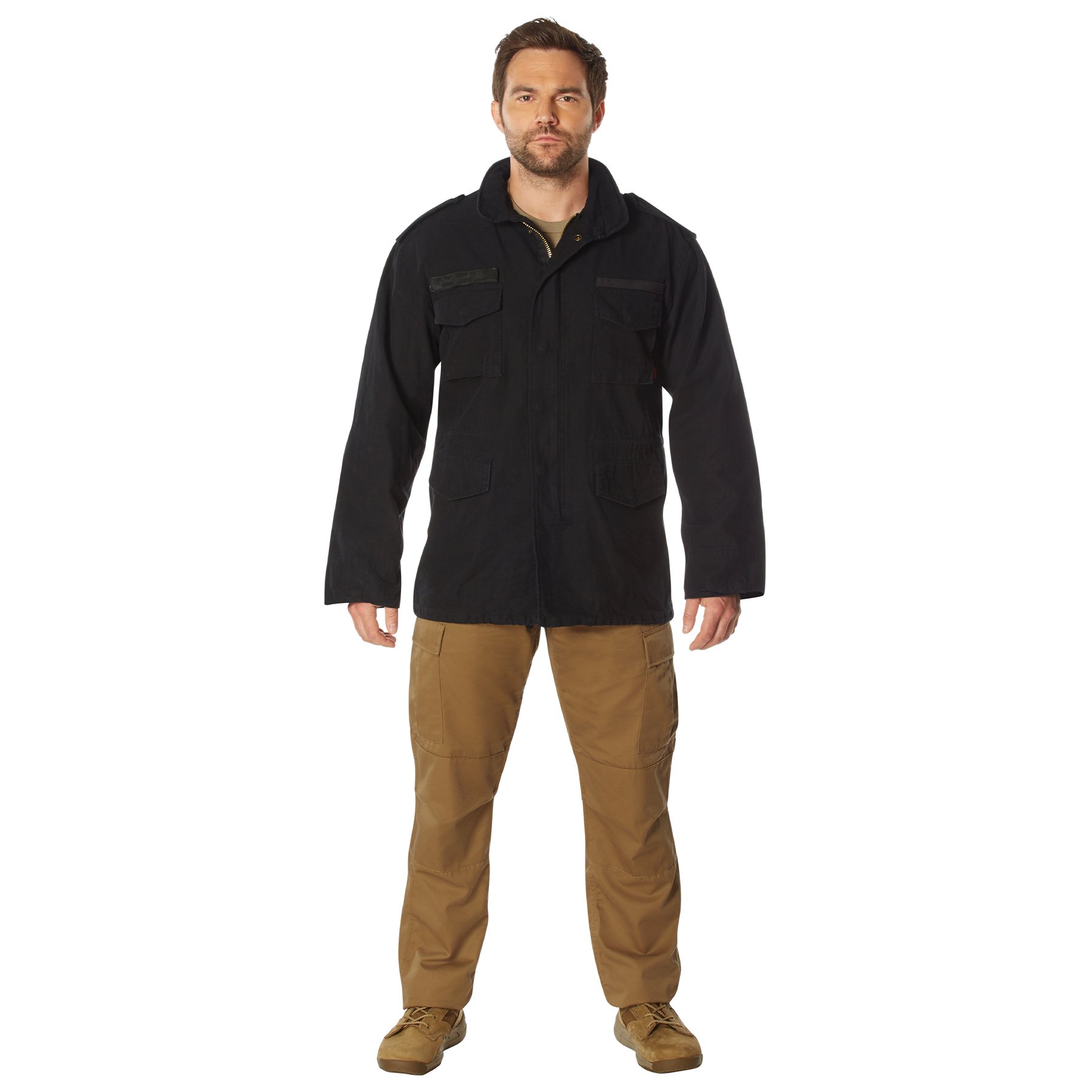 Buy Black Vintage M65 Field Jacket at Army Surplus World