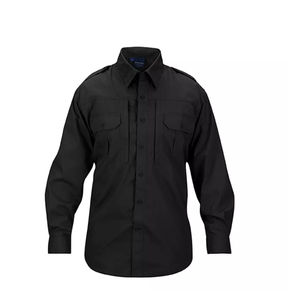 Propper Tactical Dress Shirt - Long Sleeve - Black Propper Tactical Dress Shirt - Long Sleeve - Black
