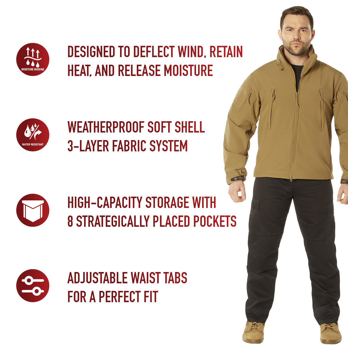 ジャケット・アウター euw jacket set up one-piece / brown Cinch Men's Serape Logo Bonded Softshell Jacket - MWJ1567012