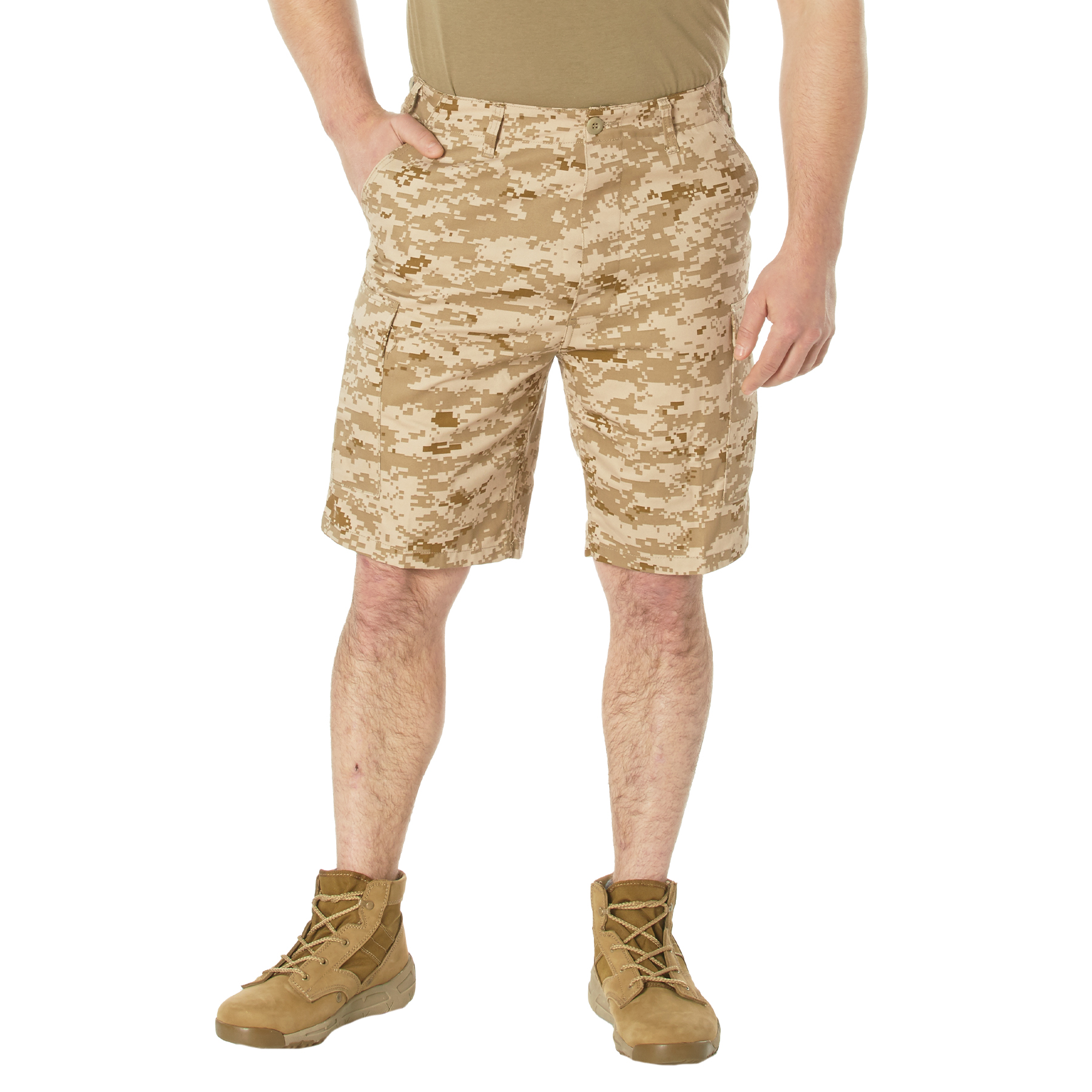 Buy Desert Digital Camo BDU Fatigue Shorts at Army Surplus World