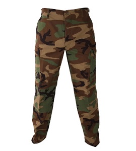 BDU Ripstop Camo Pants Battle Dress Uniform High-Quality
