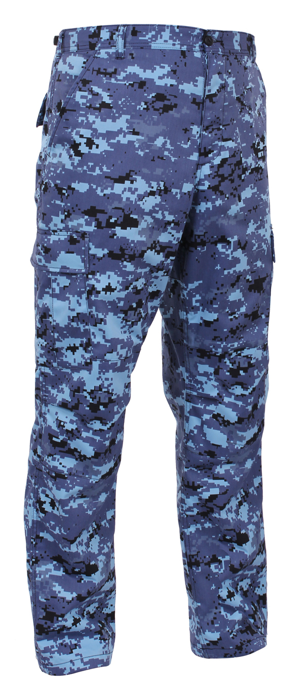 パンツ 90s \"US MILITARY\"  camo pants blue Midnight Blue Camo Pants at Army Surplus World